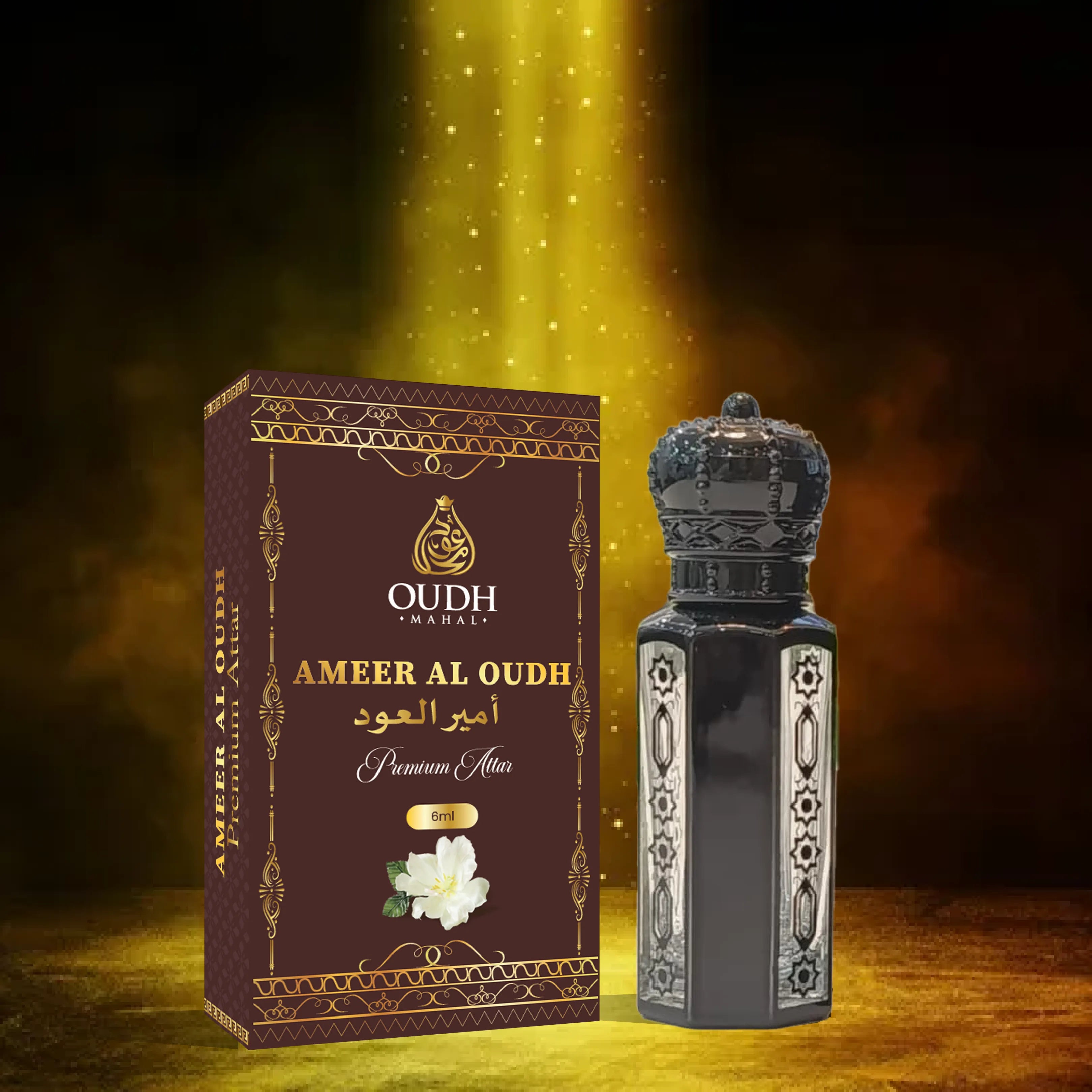 Ameer Al Oudh Premium Attar – Rich Royal Arabic Oud Fragrance | Oudh Mahal
