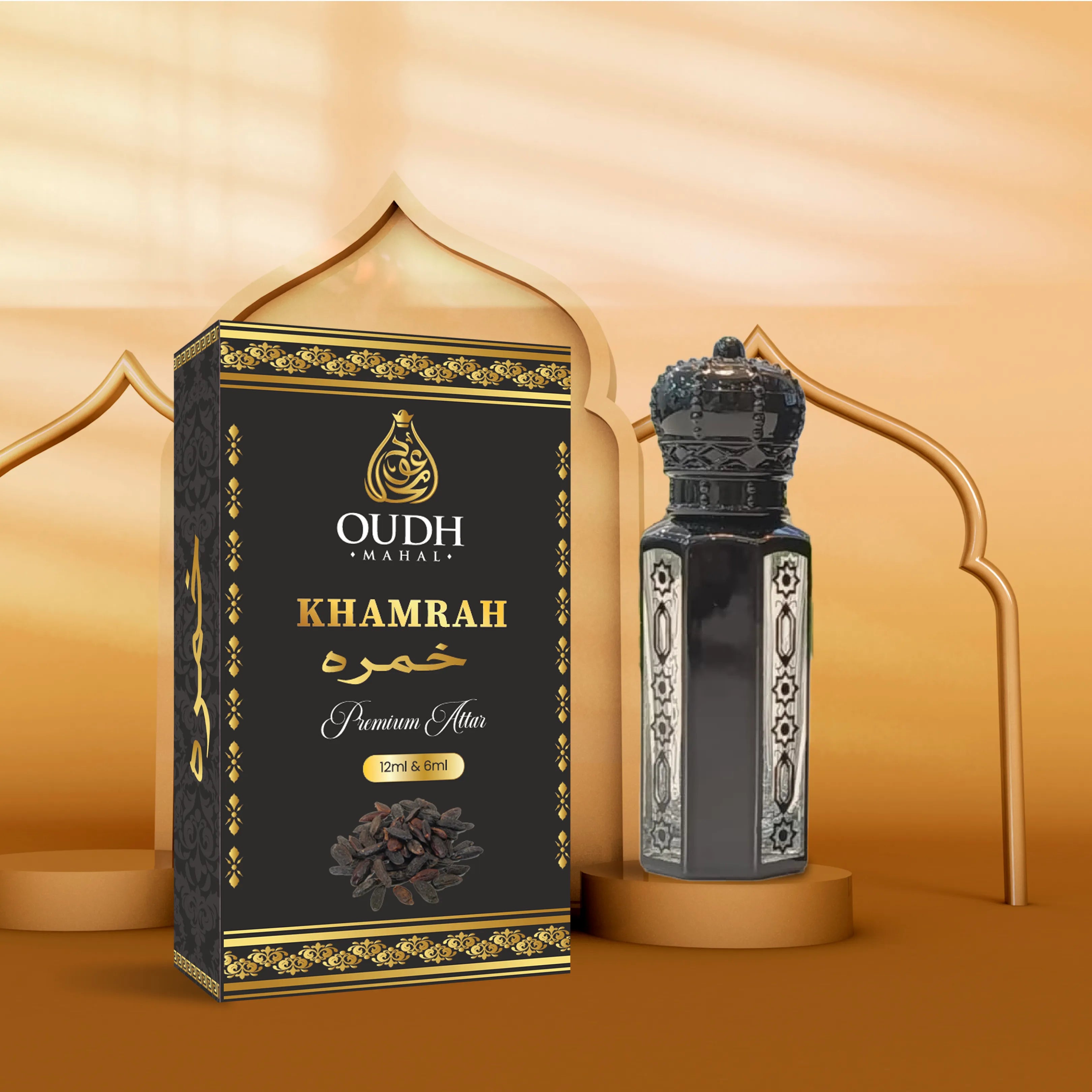 Khamrah Premium Attar – Sweet Spicy Arabic Oud Fragrance | Oudh Mahal