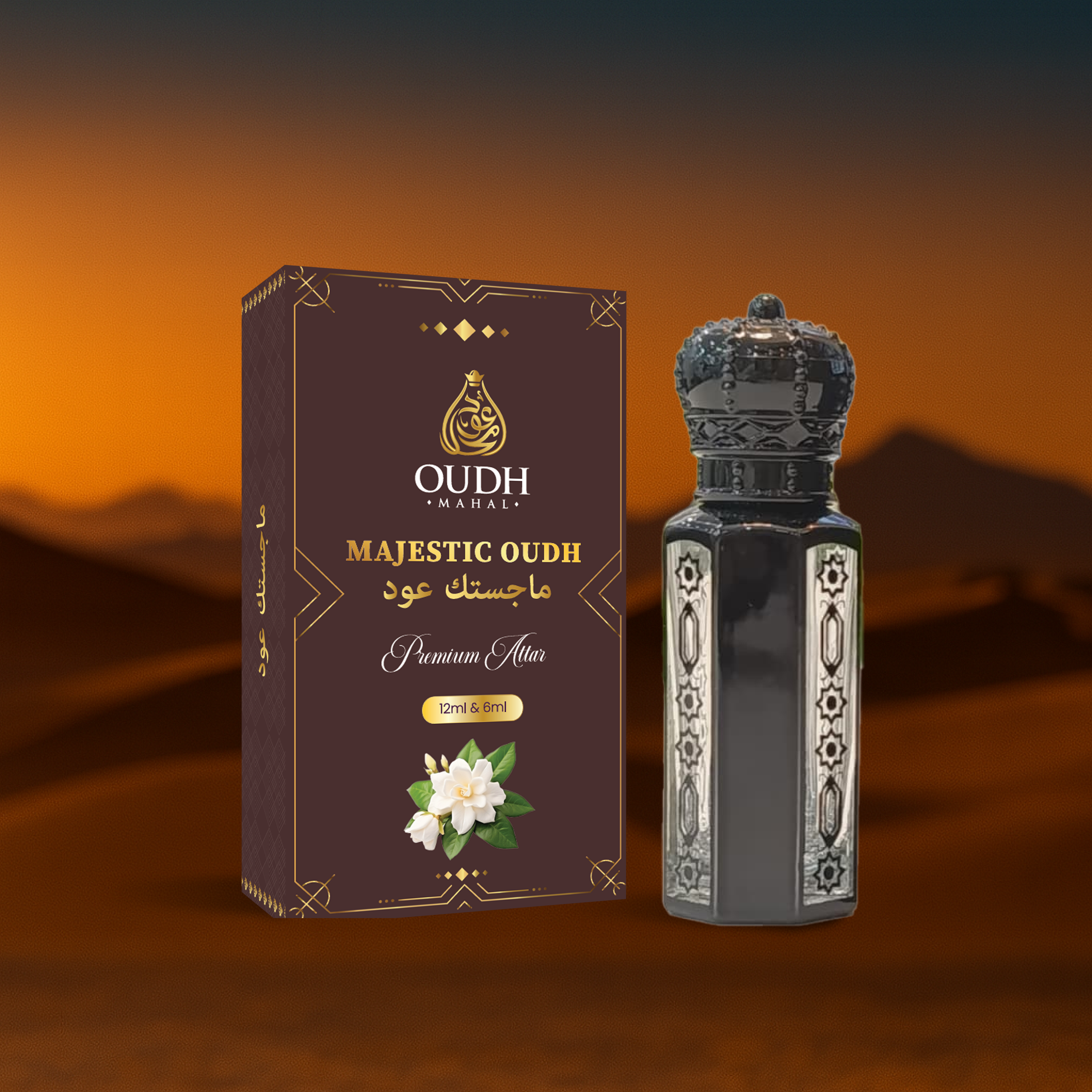 Majestic Oudh Premium Attar – Soft Floral Arabic Oud | Oudh Mahal