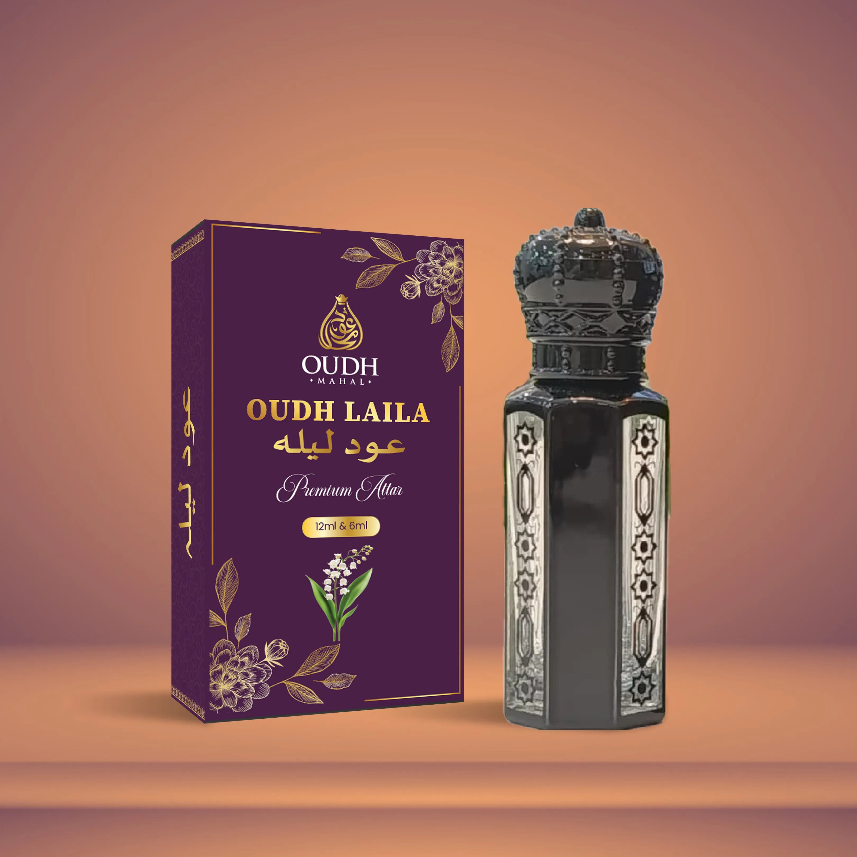 Oudh Laila Premium Attar – Soft Floral Arabic Oud Fragrance | Oudh Mahal